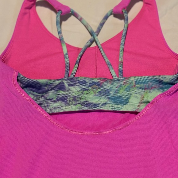 Ivivva strappy tank with built in sports bra - size 10 - Picture 4 of 5